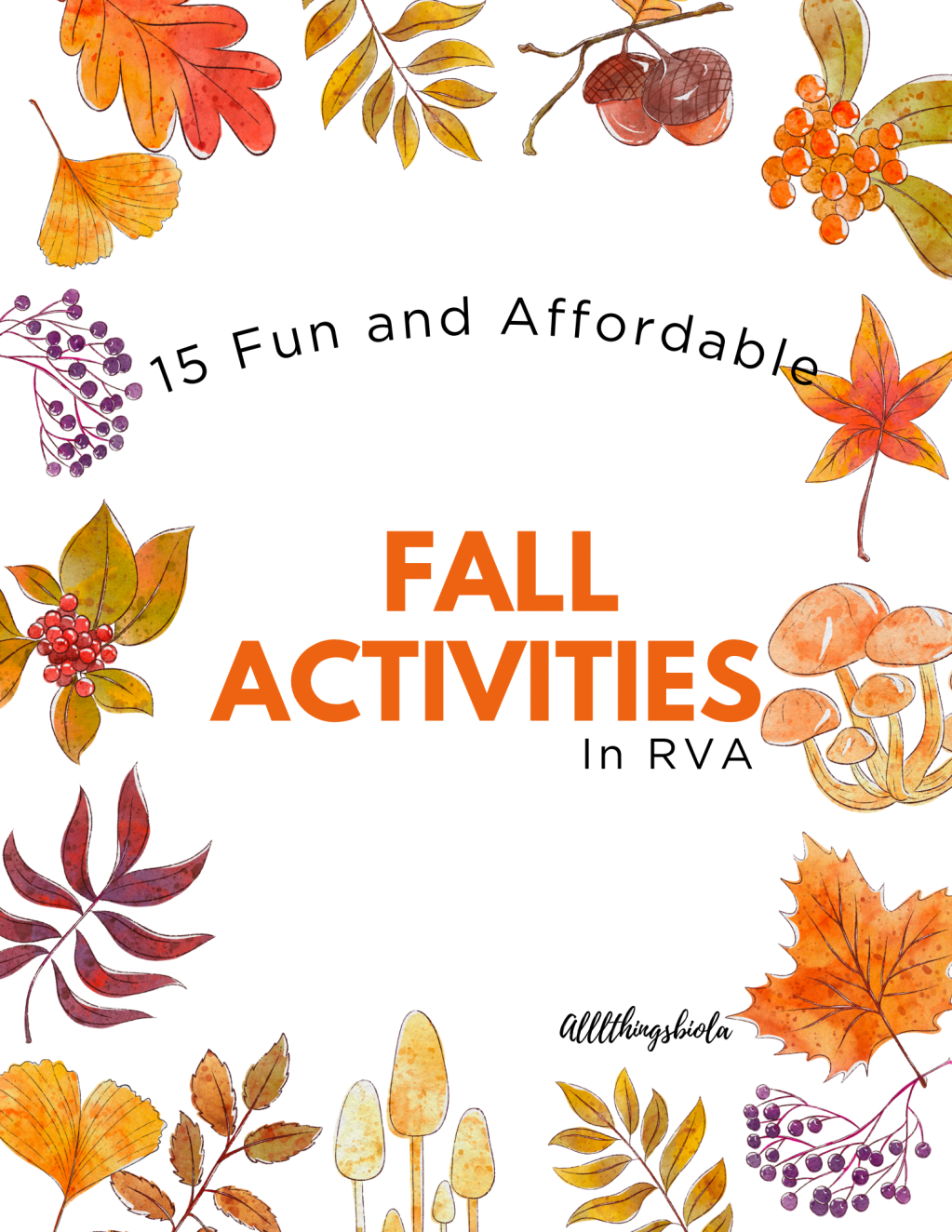 15 Fun and Affordable Fall Activities in RVA for $30 or Less